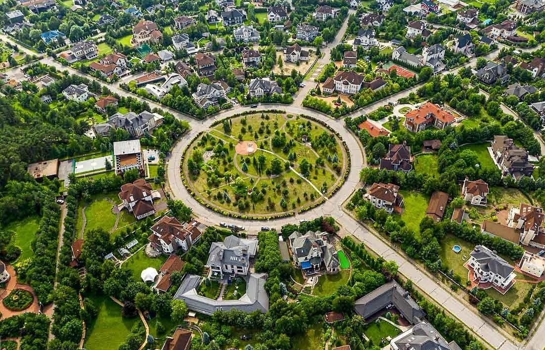 Вид на коттеджный поселок Павлово. Фото © YouTube / Prime / Недвижимость