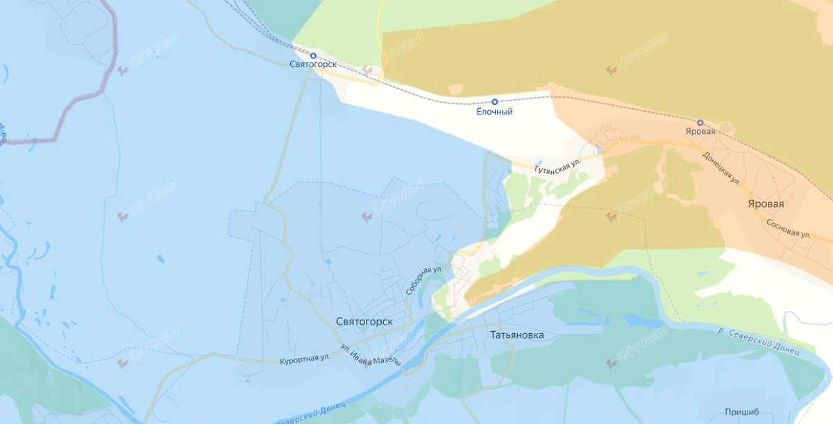 Карта СВО на 7 марта 2026 года. ВС РФ освободили Сосновку. Фото © divgen.ru