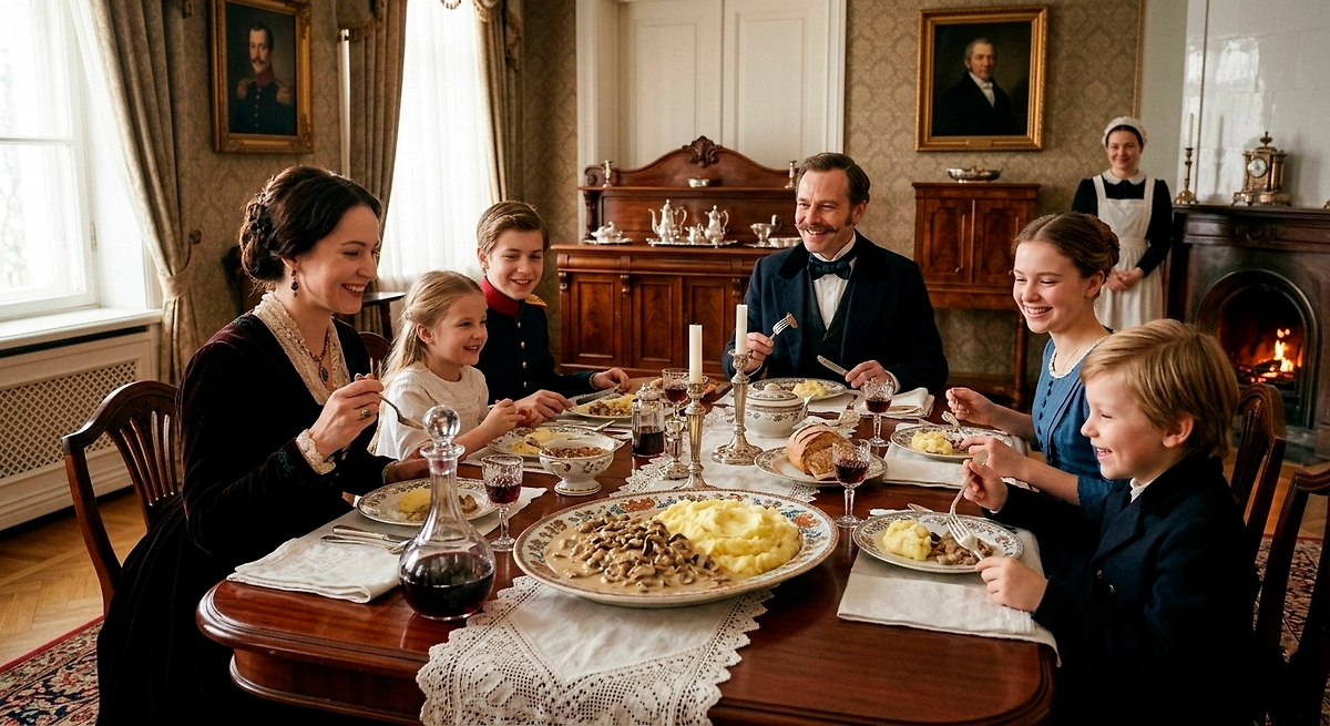 Бефстроганов, рецепт: как готовили говядину по-строгановски в XIX веке? Фото © Gemini Nano banana