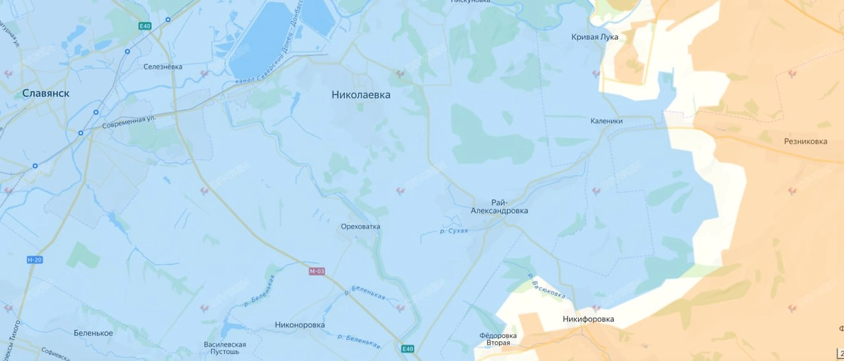 Карта СВО на 8 марта 2026 года. Армия России ведёт бои в нескольких километрах от Славянска. Фото © divgen