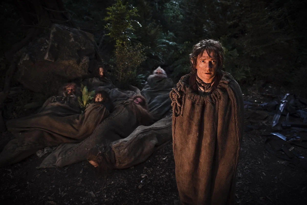 Кадр из фильма «Хоббит: Нежданное путешествие» реж. Питер Джексон сцен. Фрэн Уолш. Обложка © Кинопоиск