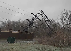 Россиянам показали, как последствия плохой погоды выглядят глазами энергетиков
