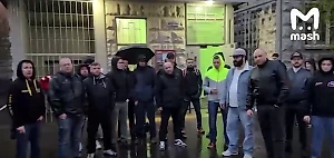 Байкеры всей Москвы собираются на месте убийства мотоциклиста