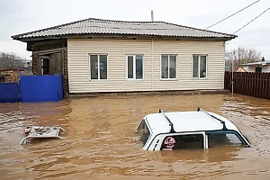 В Оренбургской области паводковыми водами отрезаны 153 населённых пункта