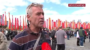 Американец огорчился, посмотрев на сгоревший Abrams на "выставке трофеев"