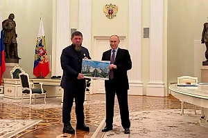Кадыров встретился с Путиным и позвал его в гости в Чечню