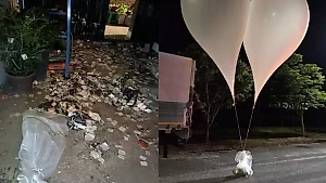 В Южной Корее решили приостановить соглашение с КНДР из-за шаров с мусором и навозом