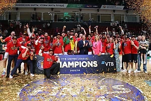 Баскетбольный ЦСКА в 11-й раз стал чемпионом Единой лиги ВТБ