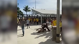 Финал Кубка Америки перенесли из-за давки у стадиона