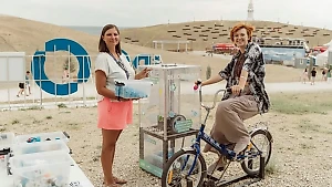 На фестивале "Таврида.АРТ" переработали более 10 тысяч пластиковых крышек