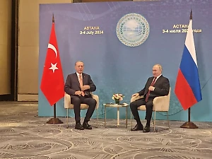 В Астане начались переговоры Путина и Эрдогана