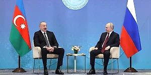 Визит Путина в Баку начался с неформального ужина с семьёй Алиева