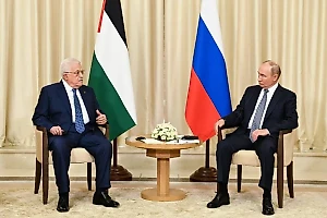 В Ново-Огарёве завершились переговоры Путина с  президентом Палестины