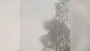 Life.ru публикует момент взрыва БПЛА ВСУ над комбинатом в Кировской области