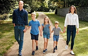 Болеющая раком Кейт Миддлтон появилась на публике с детьми на Wild Festival