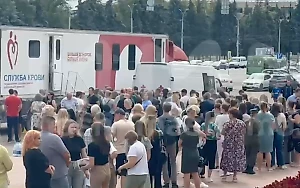 Куряне массово пришли сдать кровь для пострадавших от обстрелов ВСУ