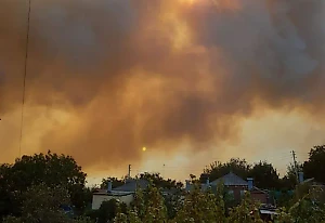 Появились жуткие видео «огненного апокалипсиса» в Ростовской области