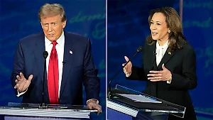 Стало известно, сколько раз Трамп и Харрис упомянули Путина на предвыборных дебатах