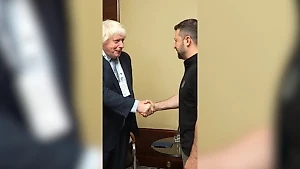 Зеленский встретился с экс-премьером Британии Борисом Джонсоном