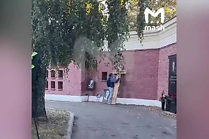 Неадекват разгромил могилу Маслякова на Новодевичьем кладбище