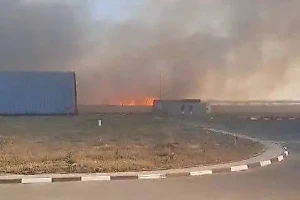 Ландшафтный пожар разгорелся в Волгодонске на 700 квадратных метрах
