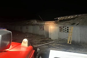 При падении сбитого дрона в Белоруссии загорелся склад