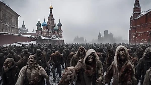 Нейросеть показала атаку зомби на Москву, а Life рассказал, какой исход ждать в случае апокалипсиса