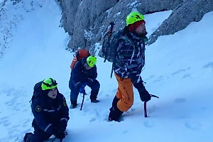 В Крыму вызволили застрявшую в горах группу туристов