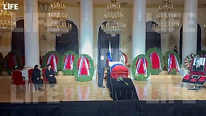 Путин прибыл на церемонию прощания с председателем Верховного суда Лебедевым