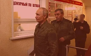 Песков рассказал, почему Путин надел военную форму на совещание в Курской области 1