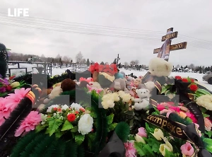 Всё в игрушках и цветах: В Брянске похоронили убитую одноклассницей школьницу