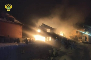 7 человек пострадали при пожаре в доме в Новой Москве, пятеро среди них — дети