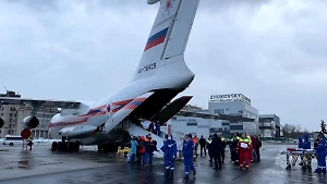 Спецборт МЧС с 25 пострадавшими в Белгороде приземлился в Подмосковье
