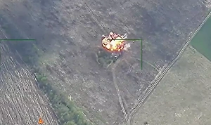 Минобороны показало видео уничтожения немецкого ЗРК IRIS-T в зоне СВО