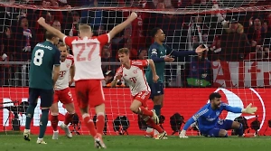 "Бавария" победила "Арсенал" и прошла в полуфинал Лиги чемпионов