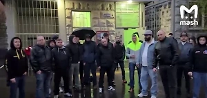 Байкеры всей Москвы собираются на месте убийства мотоциклиста