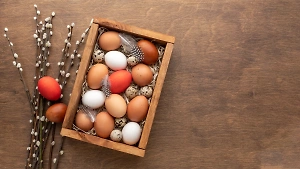 Перечислены лучшие, а значит, натуральные красители для пасхальных яиц