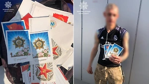 В Одессе задержали мужчину из-за советских открыток, ему грозит реальный срок