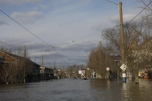 Большая вода приблизилась к Кургану, её объём колоссальный