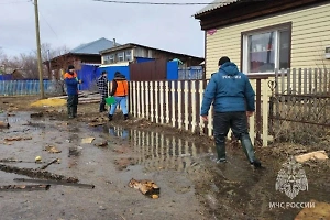 В одном из районов Курганской области значительно вырос уровень воды