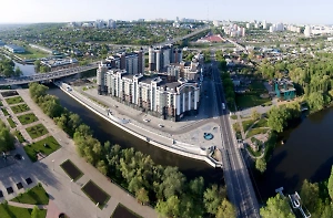 В районе педагогического колледжа в Белгороде упал и взорвался беспилотник