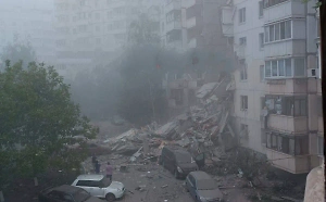 Появилось видео первых минут после обрушения подъезда многоэтажки в Белгороде