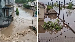 Мощное наводнение в Армении: дороги и мосты разрушены, один человек погиб
