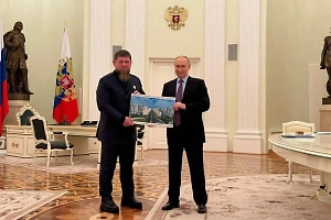 Кадыров встретился с Путиным и позвал его в гости в Чечню