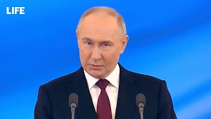 Путин в конце инаугурационной речи назвал народ России единым и великим