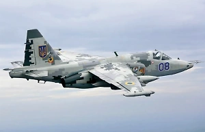 Российские войска сбили украинский штурмовик Су-25