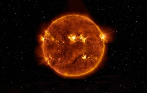 Три мощные вспышки произошли на Солнце в последний день июля