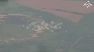 Минобороны показало видео уничтожения самолётов ВСУ на аэродроме в Миргороде