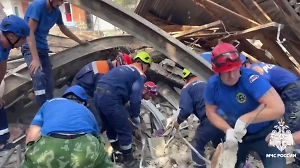 Опубликовано видео с моментом взрыва в ТЦ в Апшеронске