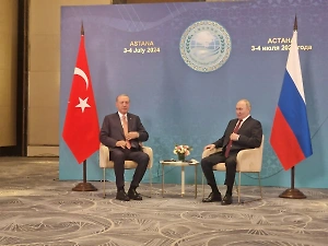 В Астане начались переговоры Путина и Эрдогана